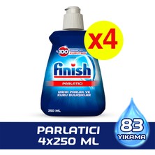 Finish Bulaşık Makinesi Parlatıcı 4x250 ml