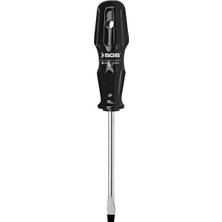 SGS Düz Tornavida 6x125 MM Siyah