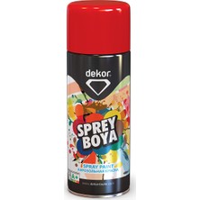 Dekor Sprey Boya Kırmızı RAL3002