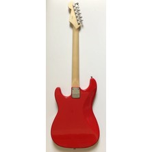 Squier MM Strat Sabit Köprü Kırmızı Elektro Gitar