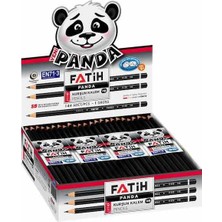 Fatih Kurşun Kalem Mercanlı Panda Yuvarlak 12x12 li 144 Adet