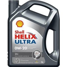 Shell Helix Ultra 0W-20 SN 5 Litre Motor Yağı ( Üretim Yılı: 2023 )