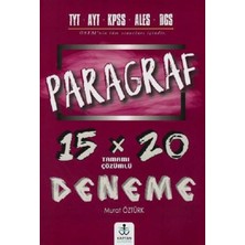 Paragraf 15 X 20 Tamamı Çözümlü Deneme - Murat Öztürk