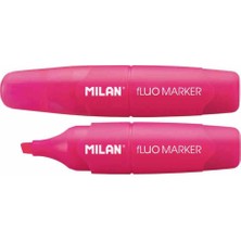 Milan Fosforlu Kalem Capsule Fluo Pembe 12 Li