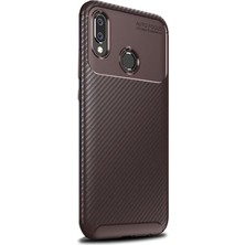 Gpack Samsung Galaxy M30 Kılıf Negro Karbon Dizayn+Nano Glass