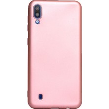 Case Street Samsung Galaxy A10 Kılıf Premier Silikon Esnek Arka Koruma Bronz