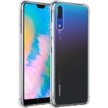 Case Street Huawei P30 Kılıf AntiShock Ultra Koruma Sert Kapak Renksiz