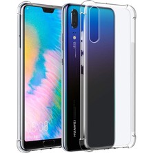 Case Street Huawei P30 Kılıf AntiShock Ultra Koruma Sert Kapak Renksiz