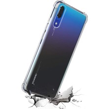 Case Street Huawei P30 Kılıf AntiShock Ultra Koruma Sert Kapak Renksiz