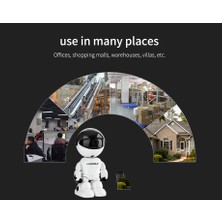 Generic Wifi Ip Robot Kamera Görüntülü Bebek Telsizi Ip Kamera Wifi Kamera Kameralı Bebek Telsizi