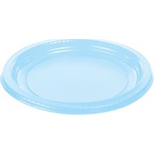 Dekorsende Plastik Tabak Mavi 22 Cm 25 Li