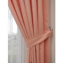 Caserta Home Düz Yavru Ağzı Orta Sıklıkta Pileli Tek Kanat Fon Perde - Melis Ada V06