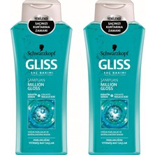 Gliss Şampuan Million Gloss 360 ml 2'li