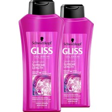 Gliss Supreme Length Şampuan 500 ml X 2 Adet