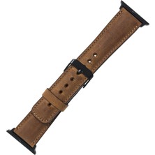 Bouletta Apple Watch Uyumlu Deri Kordon 42/44mm-G19 Taba