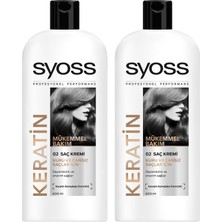 Syoss Keratın Mükemmelliği Saç Kremi 550 ml x 2 Paket