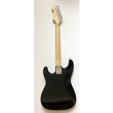 Squier Mm Strat Hard Tail Siyah Elektro Gitar