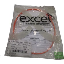 Excel 200-216 Enbeam Om2 Fibre Optic Patch Lead St-Sc Multimode 50/125 Duplex Ls0H Orange 1 m