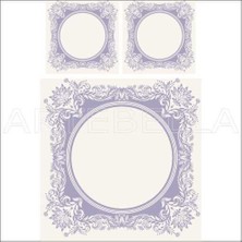 Artebella Artebella 1750 K Büyük Dantel Transfer (Koyu Zeminde Uygulanır,23x34cm)