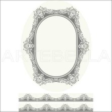 Artebella Artebella 1752 K Büyük Dantel Transfer (Koyu Zeminde Uygulanır,23x34cm)