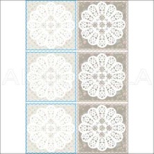 Artebella Artebella 1760 K Büyük Dantel Transfer (Koyu  Zeminde Uygulanır,23x34cm)