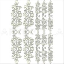 Artebella Artebella 1768 K Büyük Dantel Transfer (Koyu Zeminde Uygulanır,23x34cm)