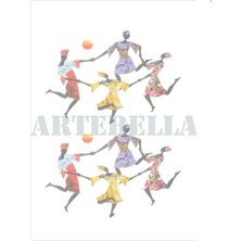 Artebella Artebella 1240K Küçük Kolay Transfer 17x24 cm (Koyu Zeminde Uygulanır,)