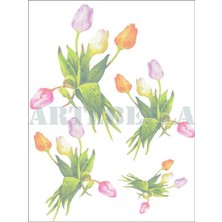 Artebella Artebella 1272K Küçük Kolay Transfer 17x24 cm (Koyu Zeminde Uygulanır,)