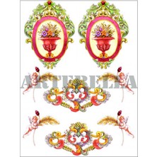 Artebella Artebella 1284V Küçük Kolay Transfer 17x24 cm (Açık Zeminde Uygulanır,)