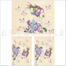 Artebella 929 Artebella Soft Transfer(Açık Zeminde Uygulanır-23x34 cm)