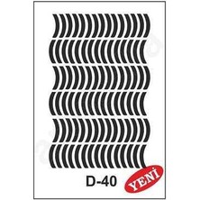Artebella Artebella D-40 Stencil D Serisi 20x30 cm