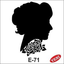 Artebella Artebella E Serisi Stenciller E-71 Stencil 10x10cm