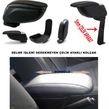 KalitePLUS Fiat Grande Punto 2007 Model Kol Dayama Siyah Kolçak Delme Yok