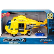 Maxx Wheels 1 16 Helikopter Sky Rescue Team Sesli Işık S00001997