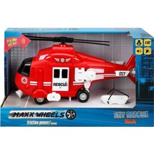 Maxx Wheels 1 16 Helikopter Sky Rescue Team Sesli Işık S00001997