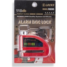 Locks Motosiklet Alarmlı Disk Kilidi