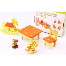 Wooden Toys 3D Ahşap Maket Çocuk Bahçesi Takımı
