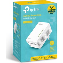 TP-LINK TL-WPA4220 AV600 300 Mbps Kablosuz Tak Kullan 2 LAN Portlu 300 Metre Mesafeli Menzil Genişletici EK Powerline Adaptör