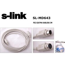 S-Link S-Lınk 3Mt Ps-2 Uazatma Kablosu Sl-Md643