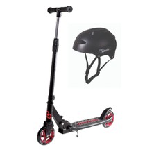 Furkan Katlamalı 2 Tekerlekli Çocuk Scooter (+8 Yaş)+ Kask ( Kırmızı ) 8 wheels