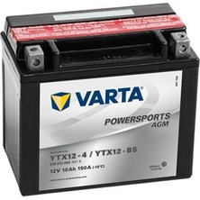 Varta Motosiklet Aküsü Ytx12-Bs (Kawasaki Kle 650 Versys 08-14)