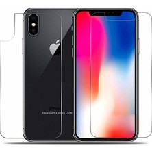 Case 4U Apple iPhone X Ön ve Arka Koruyucu Temperli Cam