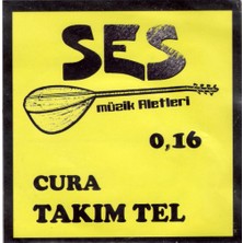 Ses Müzik Aletleri Cat016 Cura Aks Tel 0,16 Takım