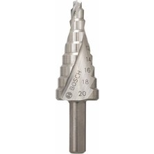Bosch  - Kademeli Matkap Ucu Hss - 4 - 20 Mm, 8,0 Mm, 70,5 Mm