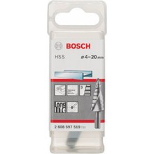 Bosch  - Kademeli Matkap Ucu Hss - 4 - 20 Mm, 8,0 Mm, 70,5 Mm