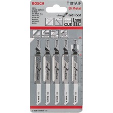 Bosch  - Temiz Kesim Serisi Sert Ahşap İçin T 101 Aıf Dekupaj Testeresi Bıçağı - 5'Li Paket