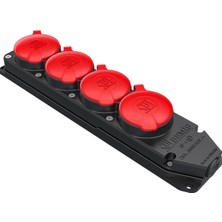 Bemis Trifaze Kauçuk Dörtlü Grup Priz