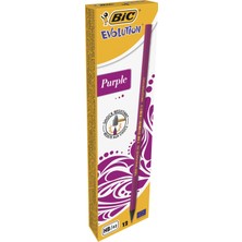 Bic Evolution Purple Kurşun Kalem 12'Li Kutu
