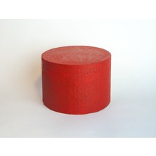 Strafor Sepeti - Çap 15 cm x 15 cm Yüksekliğinde Kırmızı Strafor - Pasta Maket - Strafor Logo - Strafor Yazı