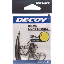 Decoy KR-24 Light Special Black Nikel Olta İğnesi